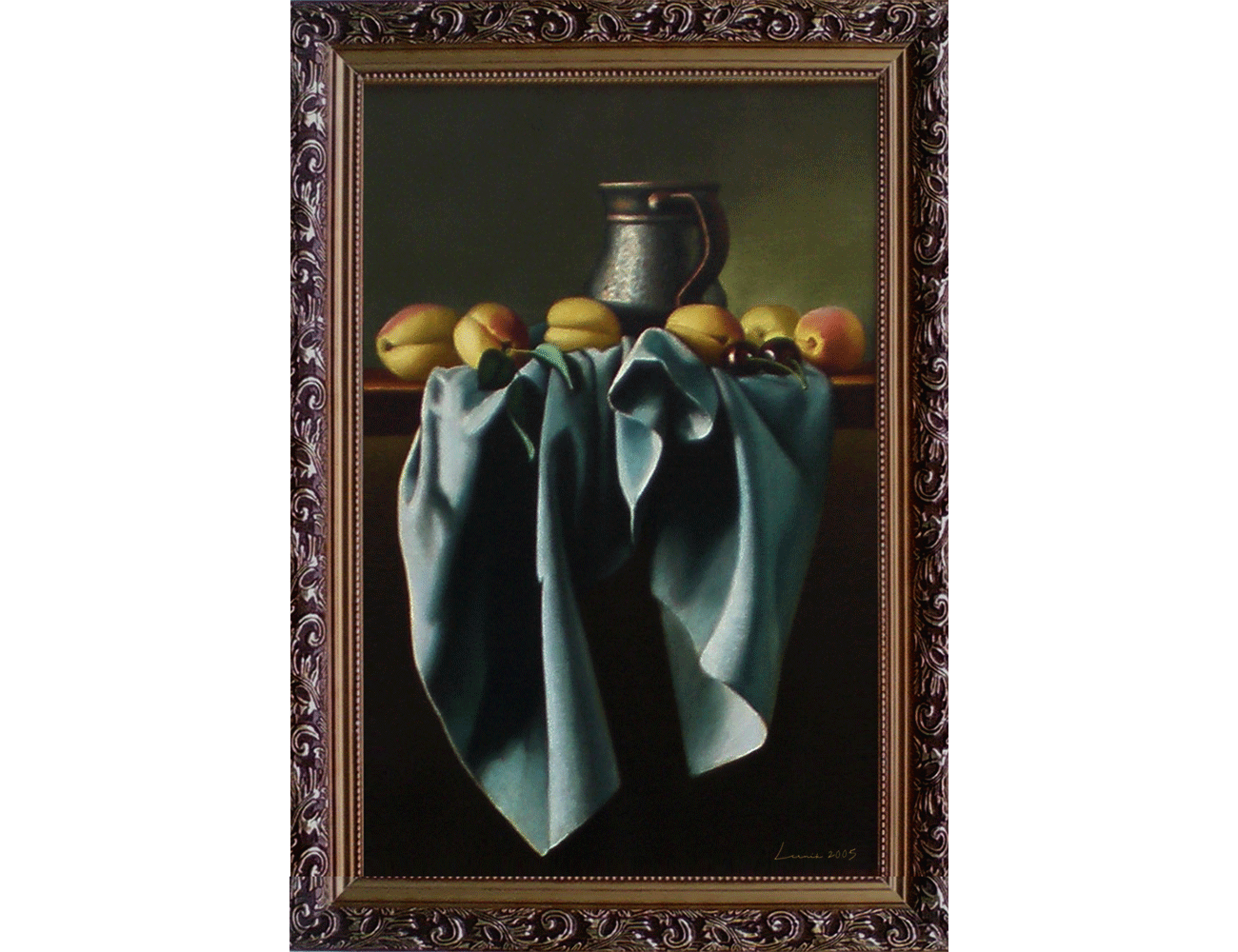 Nature morte aux apricots